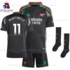 Arsenal Martinelli 11 Away 24/25 Kid Football Kit Sales Full View