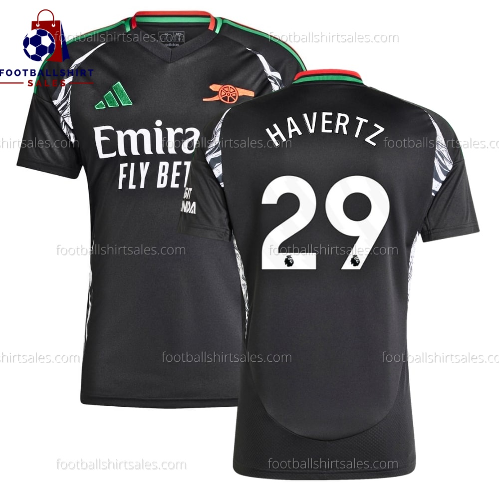 Arsenal Havertz 29 Away 24/25 Men Football Shirt Sales Full View