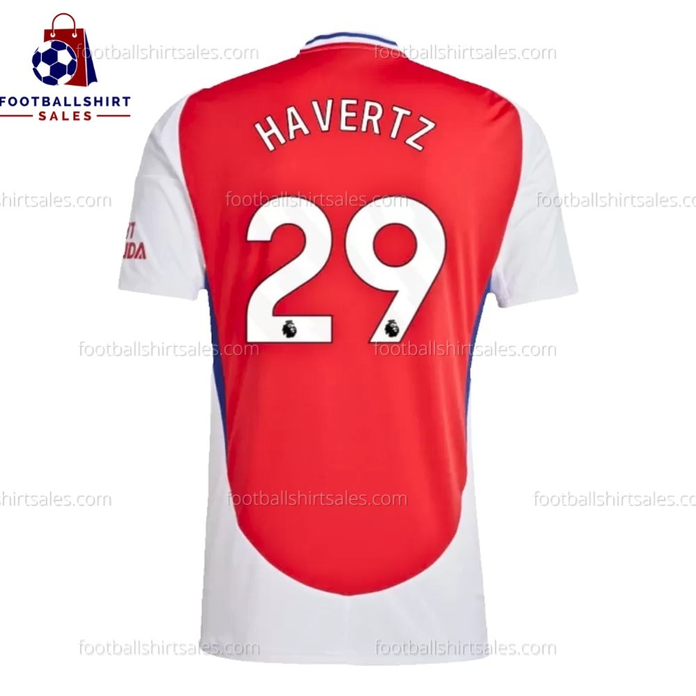 Arsenal Havertz 29 Home 24 25 Men Football Shirt Back View