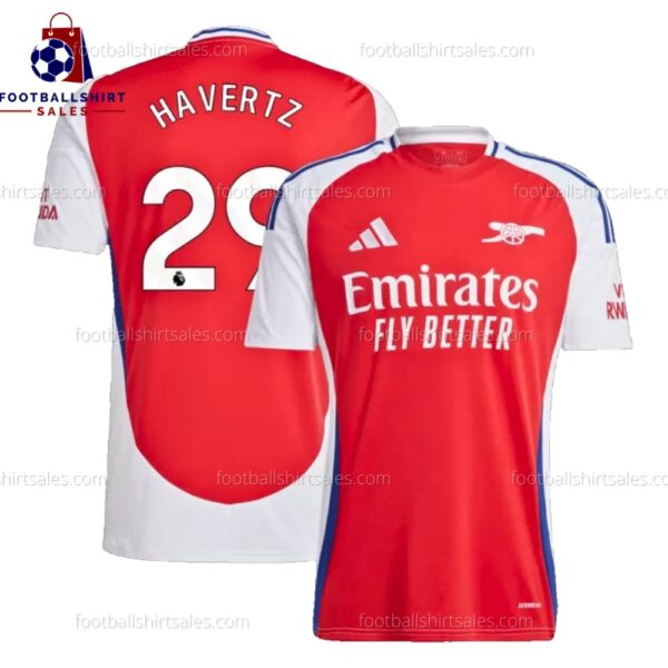 Arsenal Havertz 29 Home 24/25 Men Football Shirt Sales Full View