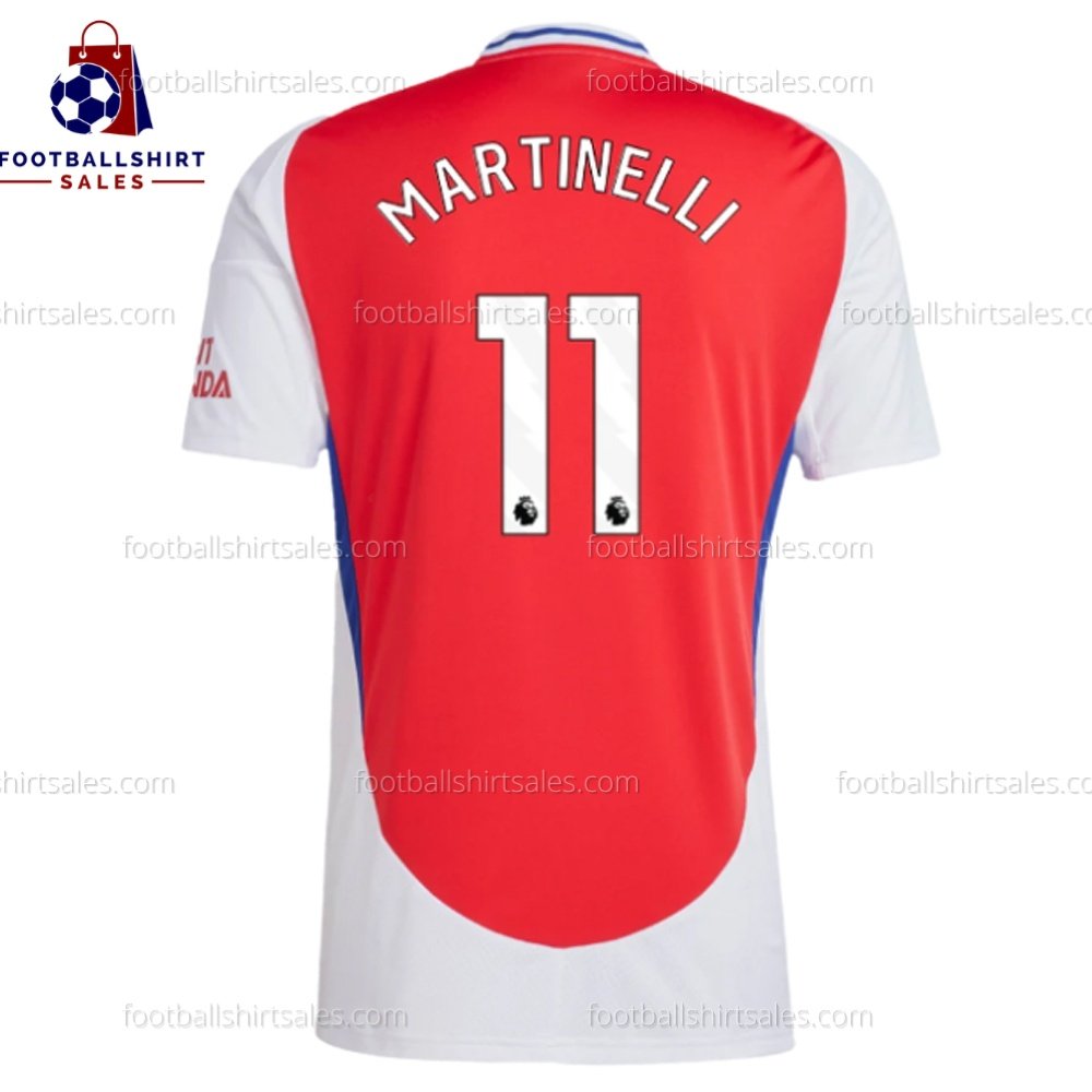 Arsenal Martinelli 11 Home 24/25 Men Football Shirt Sales Back View
