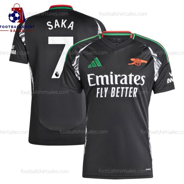 Arsenal Saka 7 Away Men Football Shirt Sales 24/25