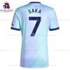 Arsenal Saka 7 Third Men Football Shirt Sales 24/25