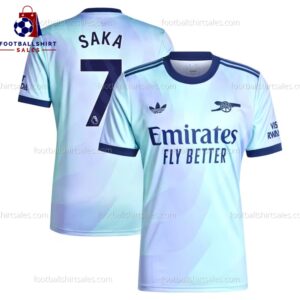 Arsenal Saka 7 Third Men Football Shirt Sales 24/25