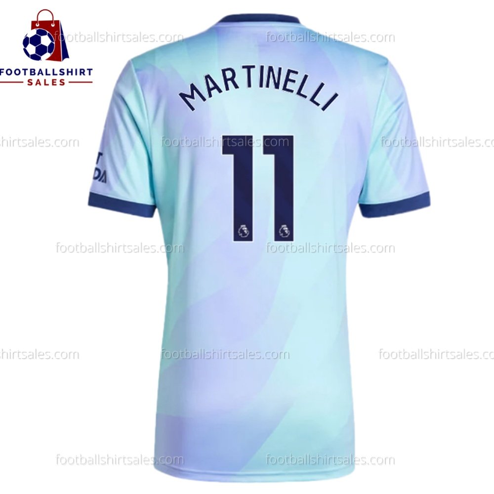 Arsenal Martinelli 11 Third 24/25 Men Football Shirt Sales Back View