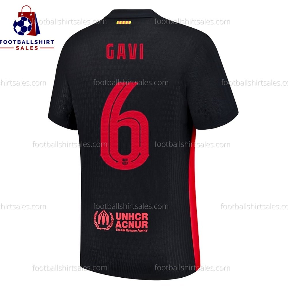 Barcelona Gavi 6 Away 24/25 Men Football Shirt Sales Back View
