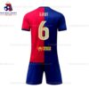Barcelona Gavi 6 Home 24/25 Kid Football Kit Sales Back View