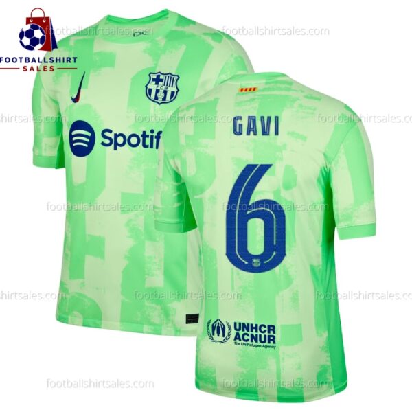 Barcelona Gavi 6 Third 24/25 Men Football Shirt Sales Full View