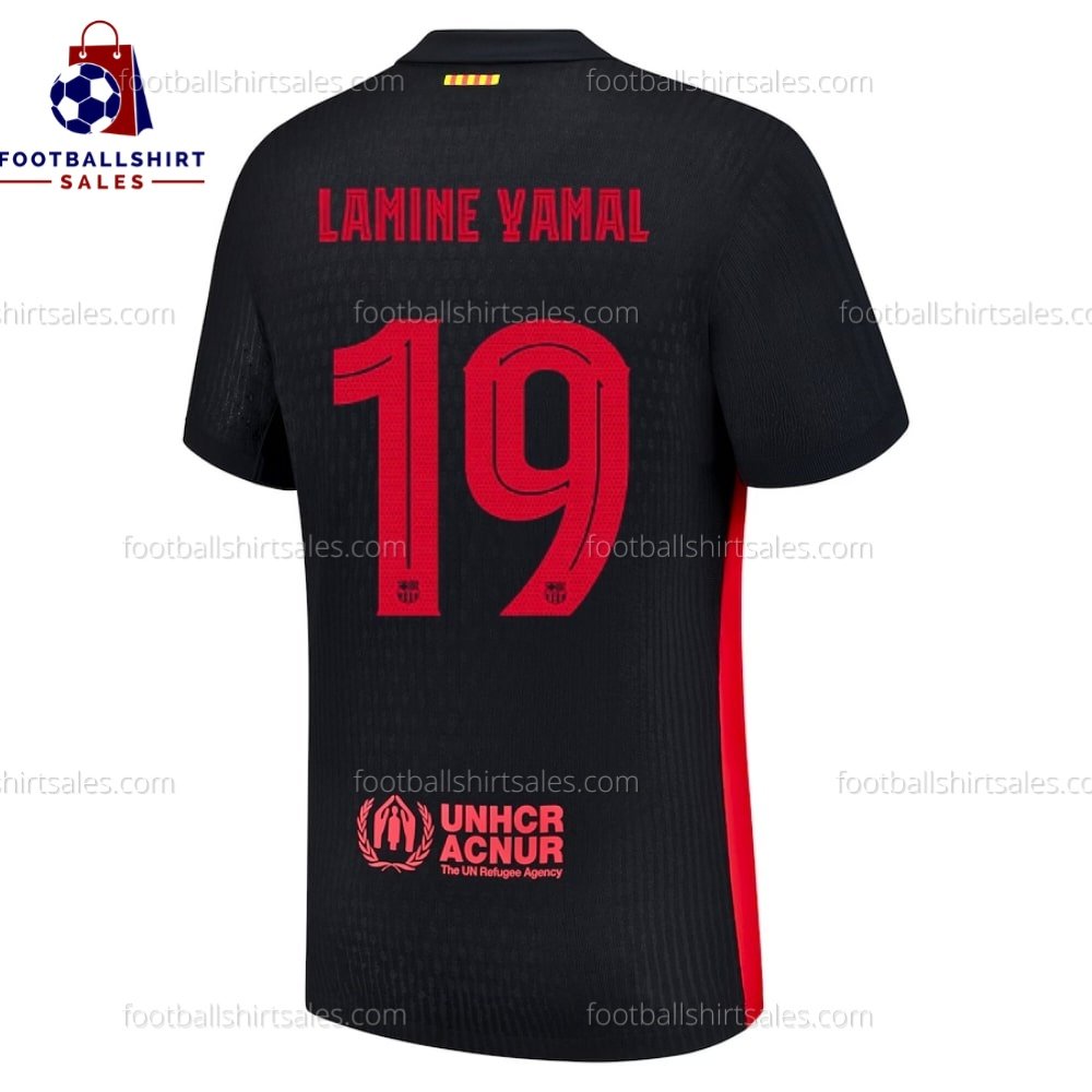 Barcelona Lamine Yamal 19 Away 24/25 Men Football Shirt Sales Back View