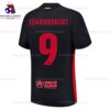 Barcelona Lewandowski 9 Away 24/25 Men Football Shirt Sales Back View
