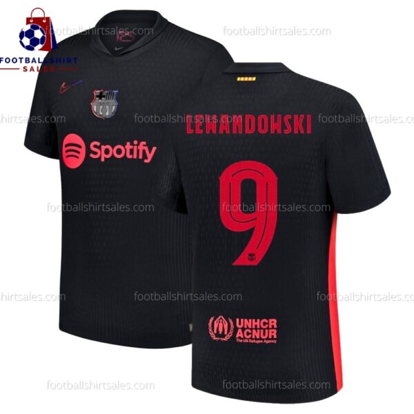 Barcelona Lewandowski 9 Away 24/25 Men Football Shirt Sales Full View