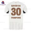 Bayern Leverkusen Frimpong 30 Away 24/25 Men Football Shirt Sales Back View