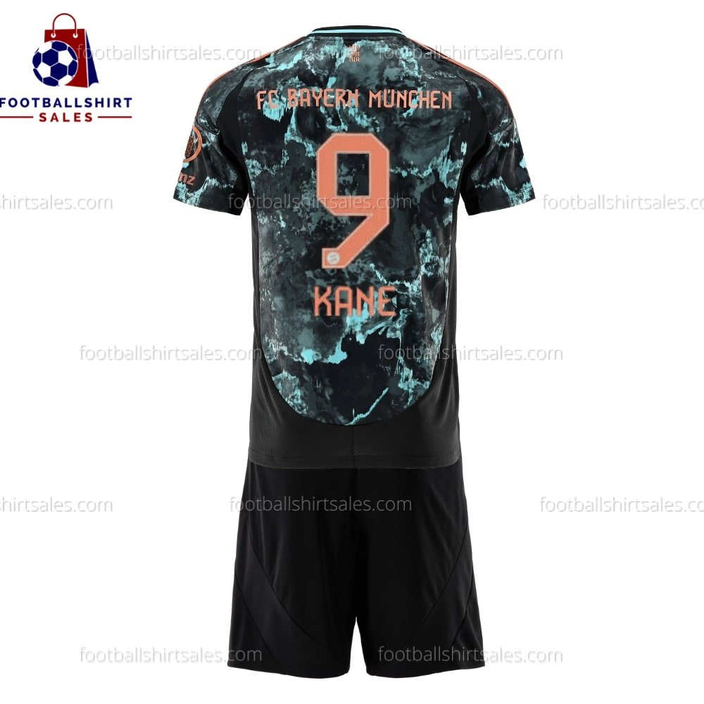 Bayern Munich Kane 9 Away 24/25 Kid Football Kit Sales Back View