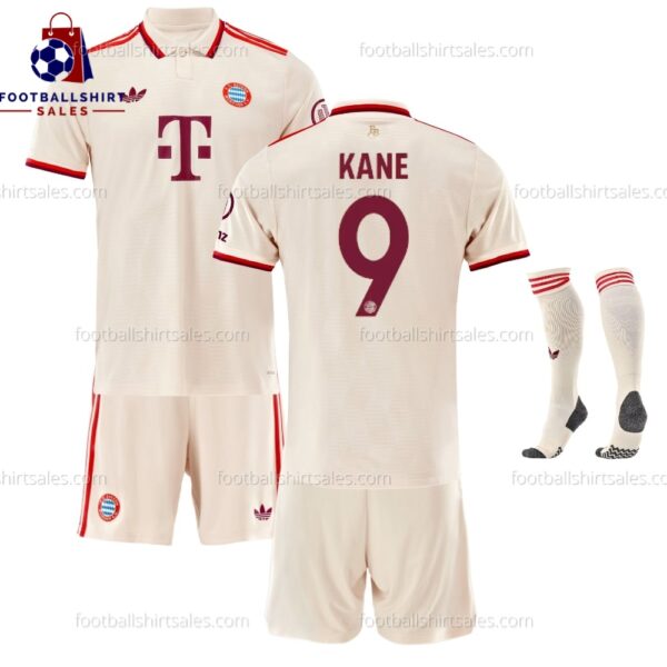 Bayern Munich Kane 9 Third 24/25 Kid Football Kit Sales Full View