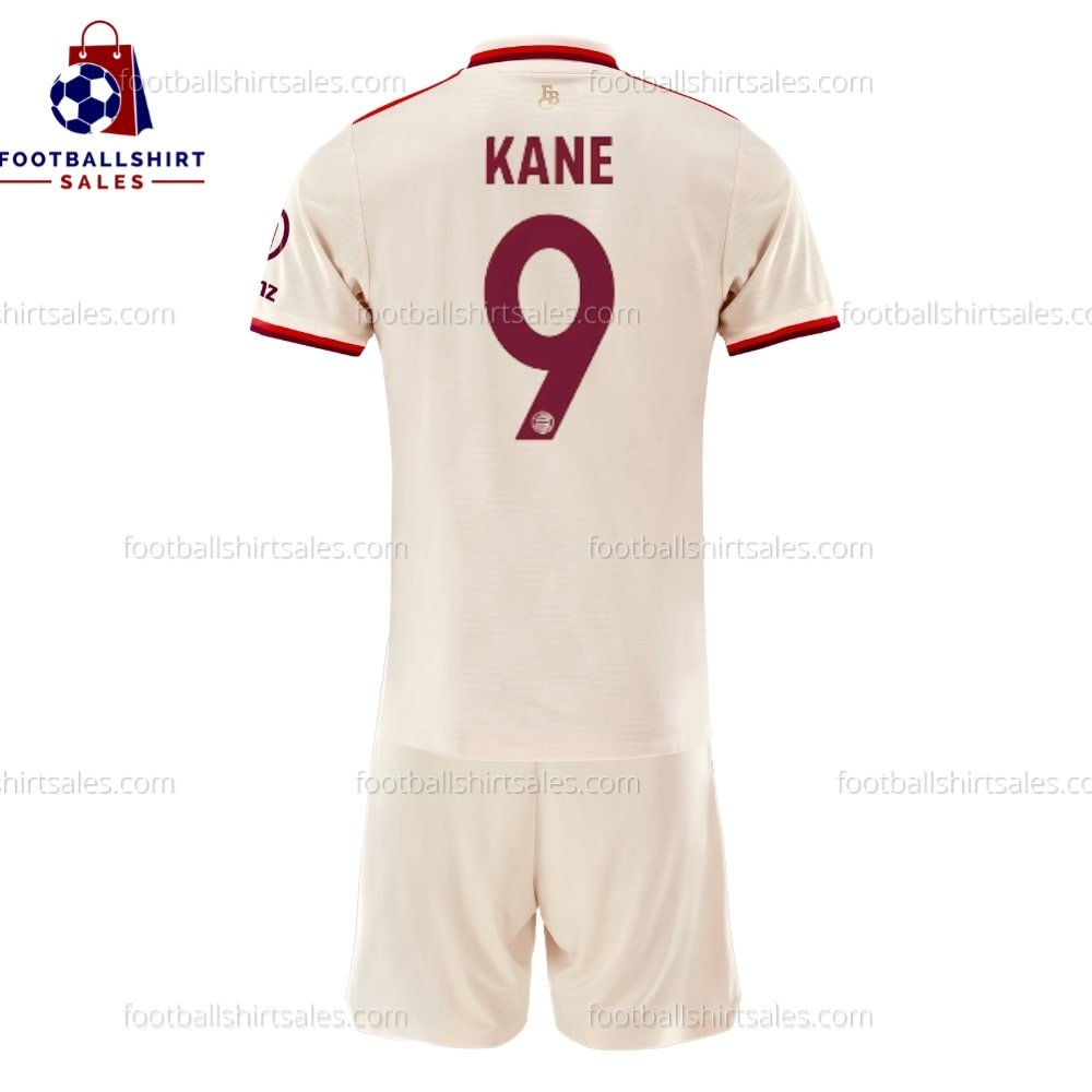 Bayern Munich Kane 9 Third 24/25 Kid Football Kit Sales Back View