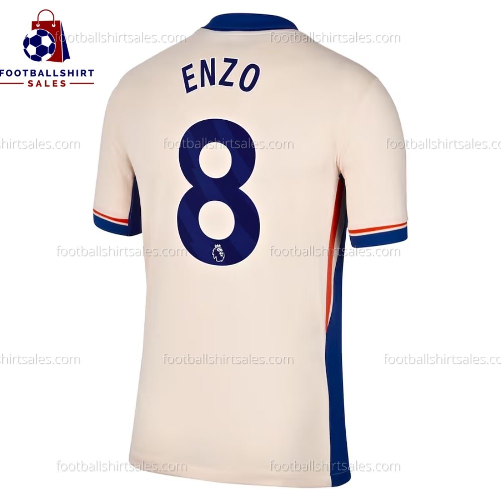 Chelsea Enzo 8 Away 24/25 Men Football Shirt Sales Back View