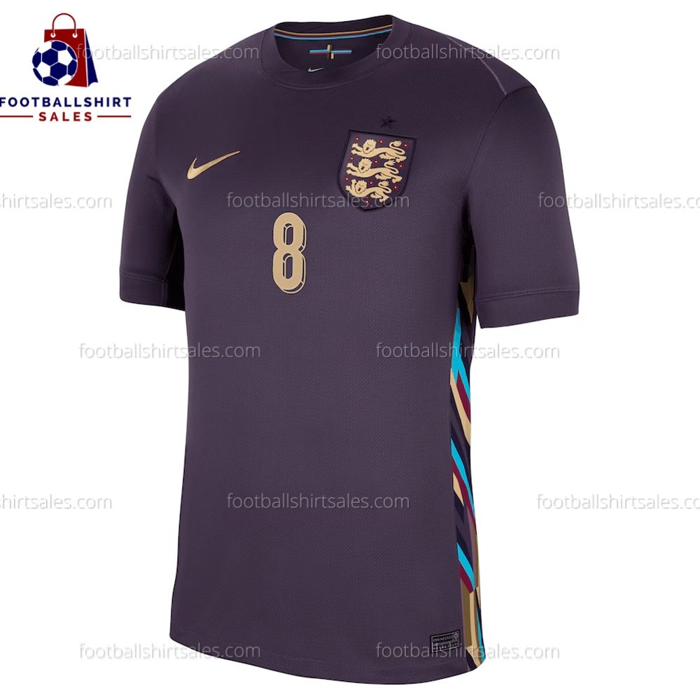 fss_England Away Men Shirt 2024 ARNOLD 8-1 England Alexander-Arnold 66 Away Men Football Shirt Sales 24/25 Front Back View
