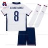 England Alexander-Arnold 66 Home Kid Football Kit Sales 24/25 Back View