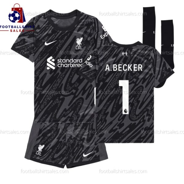 Liverpool A.Becker 1 Goalkeeper Kid Football Kit Sales 24/25 Socks