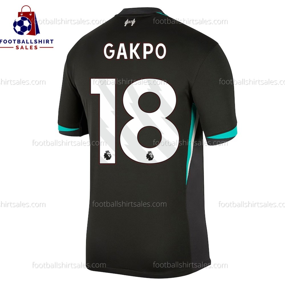 Liverpool Gakpo 18 Away 24/25 Men Football Shirt Sales Back View