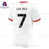 Liverpool Luis Diaz 7 Third 24/25 Men Football Shirt Sales Back View