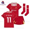 Liverpool M.Salah 11 Home 24/25 Kid Football Kit Sales Full View