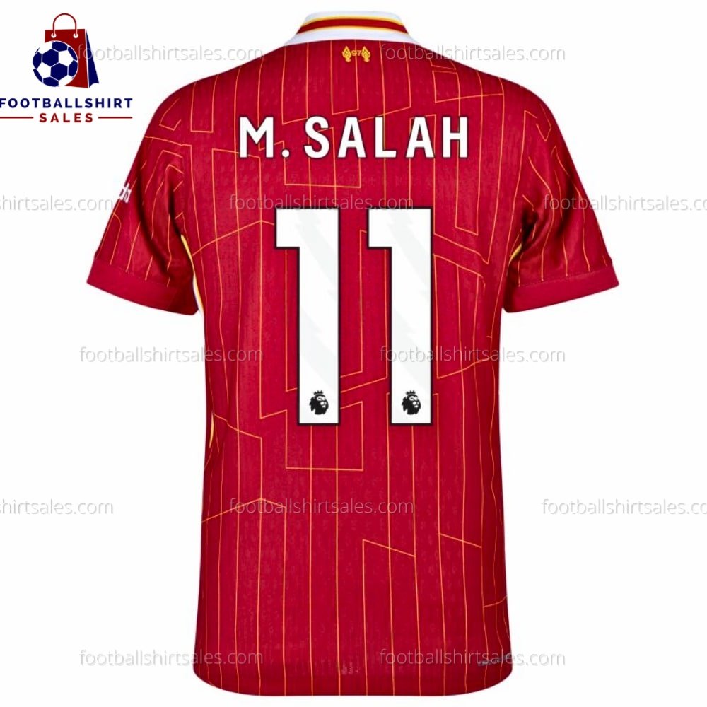 Liverpool M.Salah 11 Home 24/25 Men Football Shirt Sales Back View