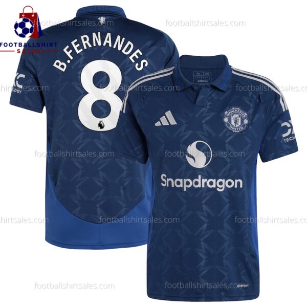 Manchester United B.Fernandes 8 Away Men Football Shirt Sales 24/25 Full