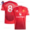 Manchester United B.Fernandes 8 Home Men Football Shirt Sales 24/25 Full