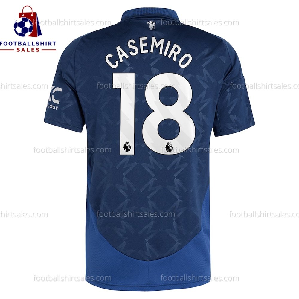 Manchester United Casemiro 18 Third Men Football Shirt Sales 24/25 Back VIew