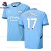 Manchester City De Bruyne 17 Home 24/25 Men Football Shirt Sales Full View