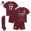 Manchester City De Bruyne 17 Third 24/25 Kid Football Kit Sales Full View