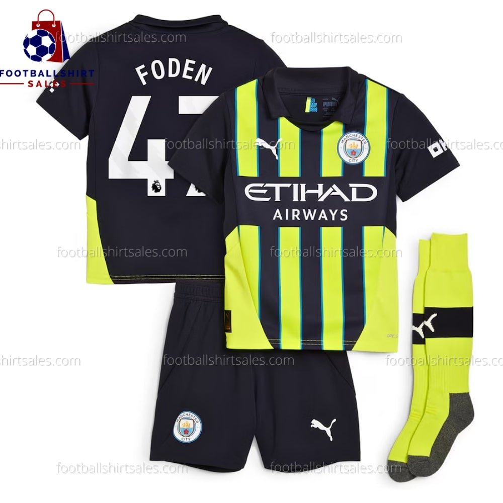 Manchester City Foden 47 Away 24/25 Men Football Shirt Sales