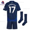 Manchester United Garnacho 17 Away 24/25 Kid Football Kit Sales Back View