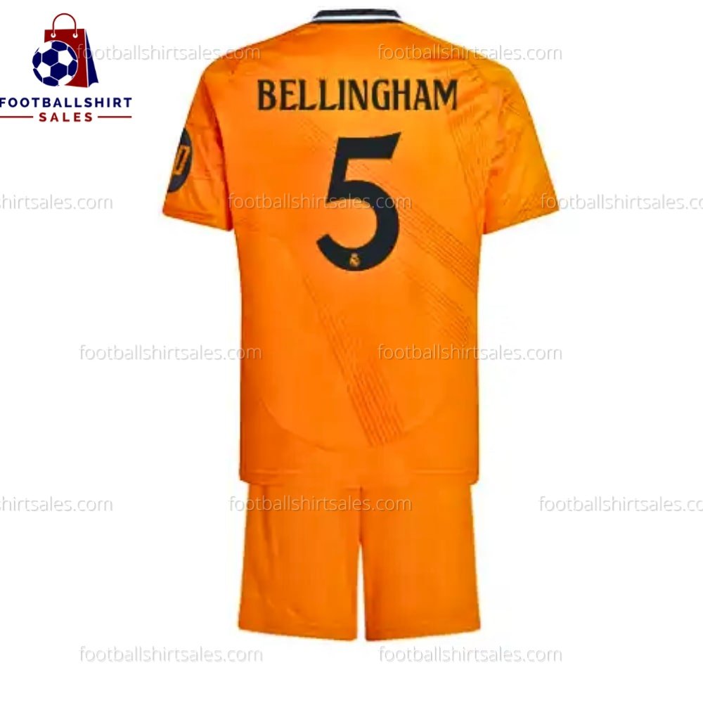 fss_Real Madrid Bellingham 5 Away 24 25 Kid Football Kit Real Madrid Bellingham 5 Away Kid Football Kit Sales 24/25