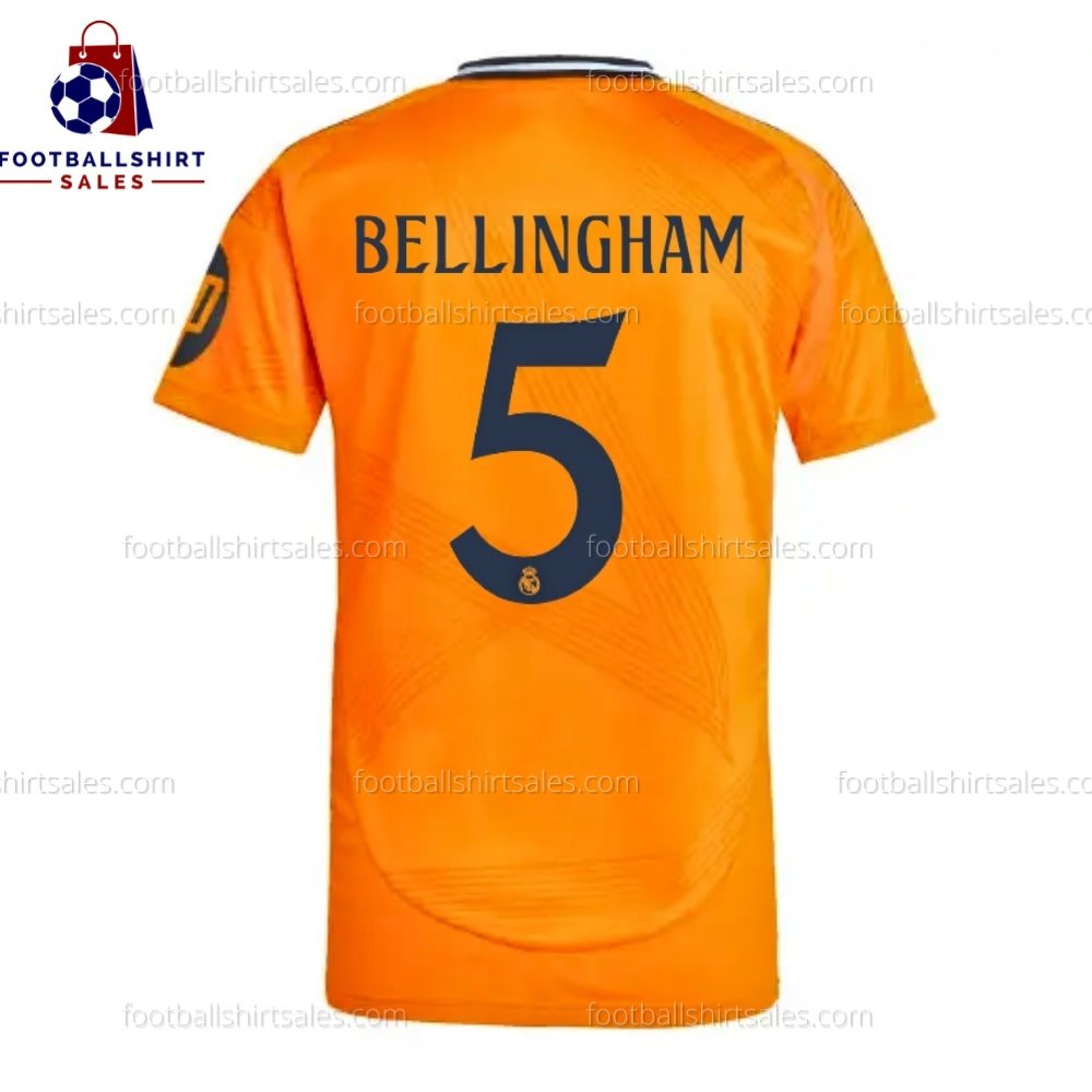 fss_Real Madrid Bellingham 5 Away 24 25 Men Football Shirt (2) Real Madrid Bellingham 5 Away Men Football Shirt Sales 24/25 Back View