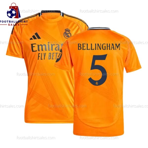 Real Madrid Bellingham 5 Away Men Football Shirt Sales 24/25 Full