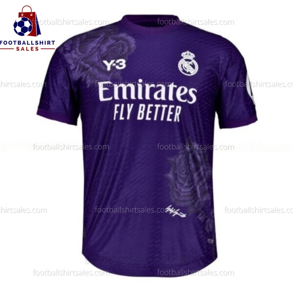 Real Madrid Y3 Fourth Men Football Shirt Sales 23/24 Front View