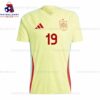 Spain Lamine Yamal 19 Away 24/25 Men Football Shirt Sales Front View