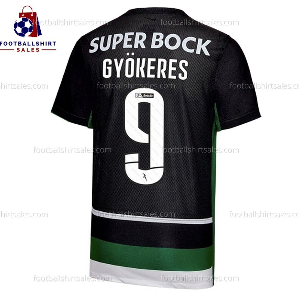 fss_Sporting CP Home Men Shirt 2024-25 GYOKERES 9-1 Sporting CP Home Men Shirt 2024-25 GYOKERES 9 Back View