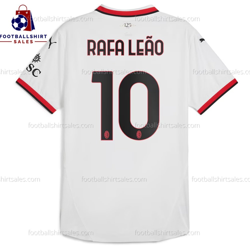 fss_AC Milan Away Men Shirt 2024-25 Rafa Leão 10-1 AC Milan Rafael Leão 10 Away 24/25 Men Football Shirt Sales Back View