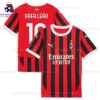 AC Milan Rafael Leão 10 Home 24/25 Men Football Shirt Sales Full View