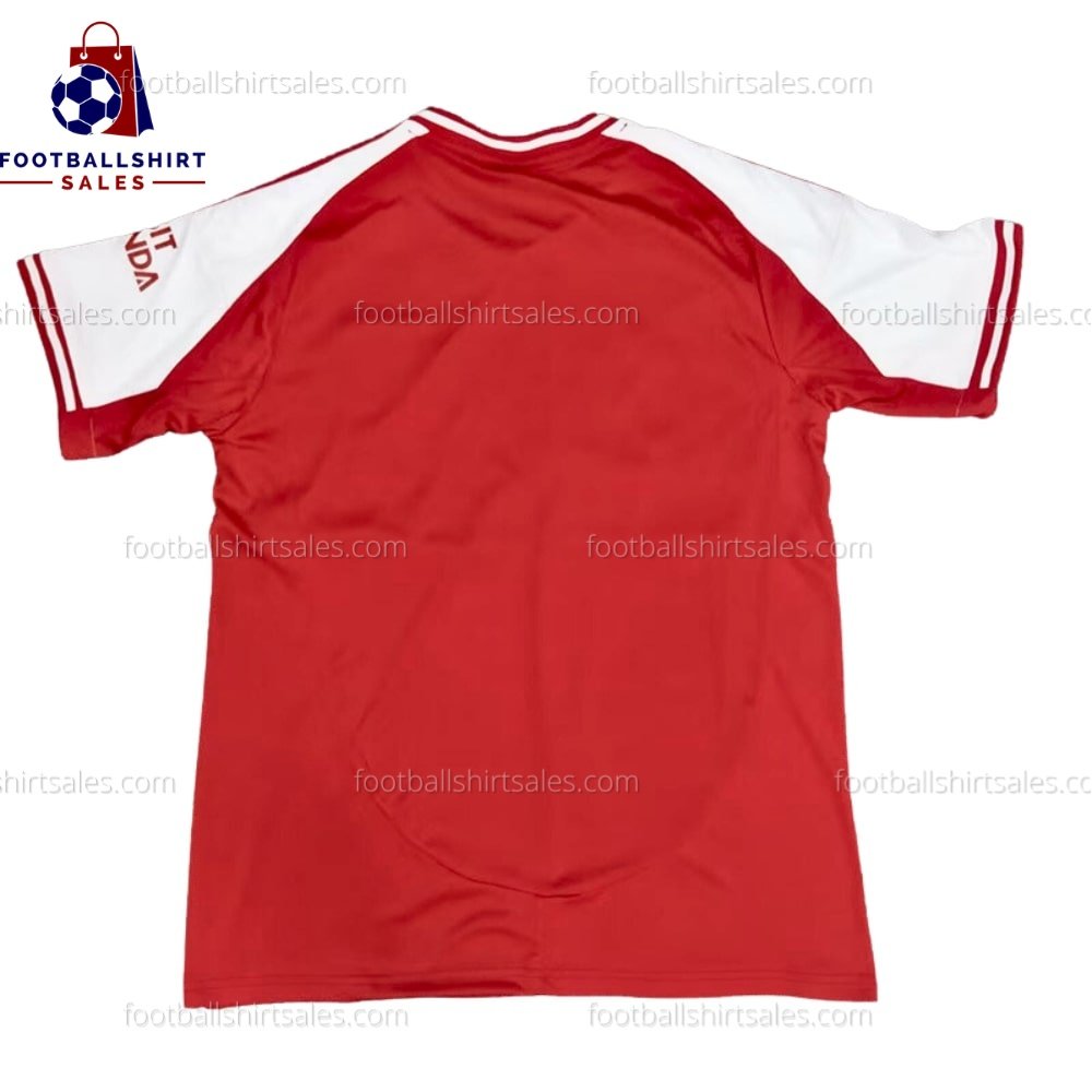 fss_Arsenal Home 25_26 Men Football Shirt (2) Arsenal Home 25/26 Men Football Shirt Sales Back View