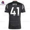 Arsenal Rice 41 Away 24/25 Men Football Shirt Sales Back View