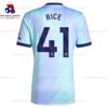 Arsenal Rice 41 Third 24/25 Men Football Shirt Sales Back View