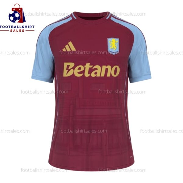 Aston Villa Home 25/26 Men Football Shirt Sales Front View