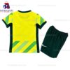 Australia Home 25/26 Kid Football Kit Sales Back View