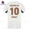 Bayern Leverkusen Wirtz 10 Away 24/25 Men Football Shirt Sales Back View