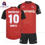 Bayer Leverkusen Wirtz 10 Home 24/25 Kid Football Kit Sales