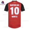 Bayern Leverkusen Wirtz 10 Home 24/25 Men Football Shirt Sales Back View